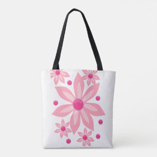 canvas tas bloemen