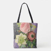 canvas tas bloemen (Achterkant)