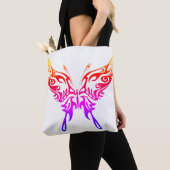 Canvas tas, 'Butterfly Aura' design, vrouwen Draagtas (Dichtbij)