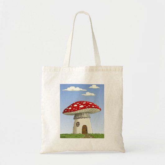 Canvas tas champignon (Voorkant)