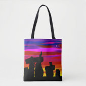 canvas tas Coyote Sunset (Voorkant)