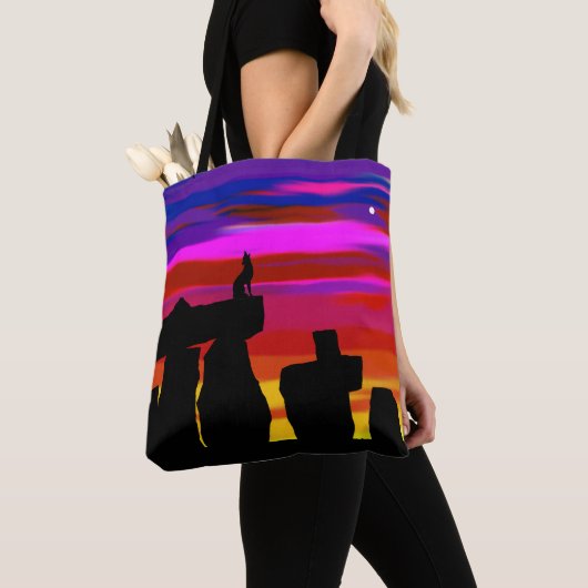 canvas tas Coyote Sunset (Dichtbij)