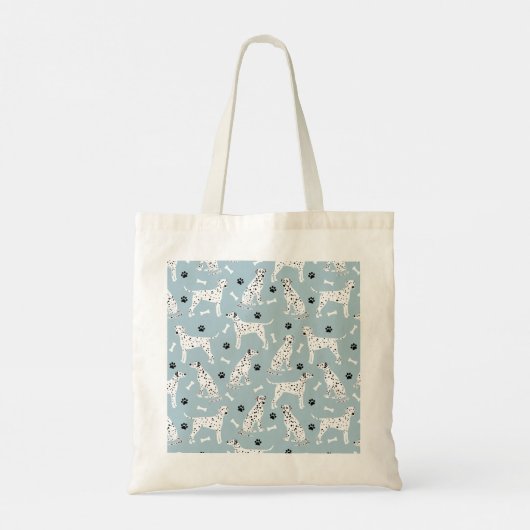 Canvas tas Dalmatische poten en Botten (Achterkant)