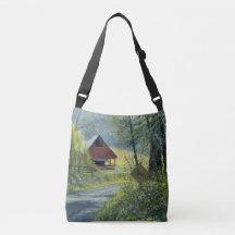 canvas tas "Deer Crossing"