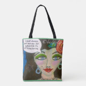 Canvas tas - doen alsof het een functionele volwas (Achterkant)