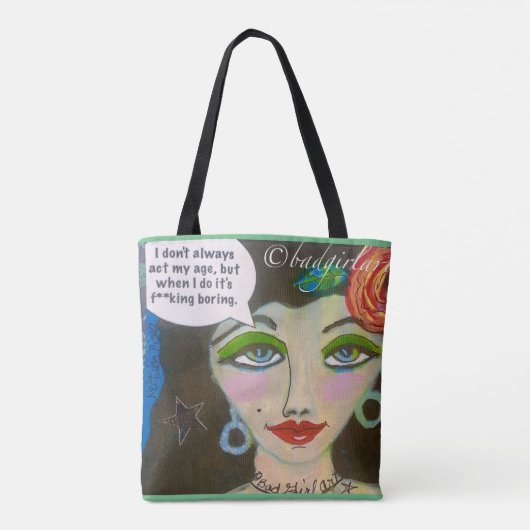 Canvas tas - doen alsof het een functionele volwas (Achterkant)