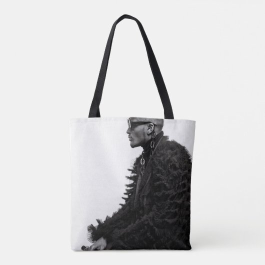 Canvas tas. draagtas (Achterkant)