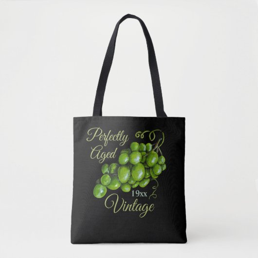 Canvas tas druiven (Voorkant)