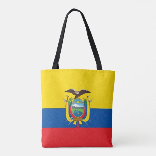 Canvas tas Ecuador-vlag (Achterkant)