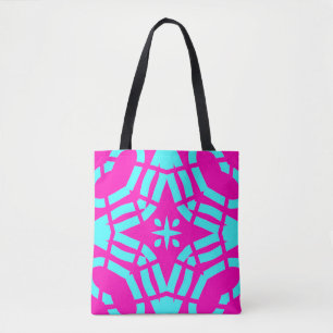 Canvas tas, een geometrisch elegant klassiek ontwe draagtas