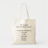 Canvas tas Engelse afkorting (Voorkant)