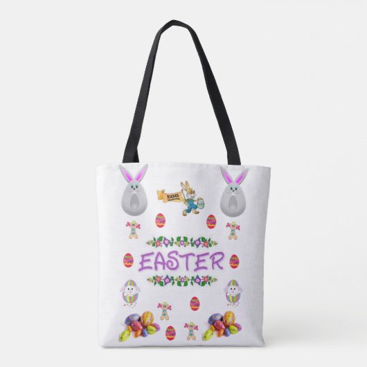 canvas tas esster bunny (Achterkant)