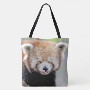 canvas tas Foto red panda, animal 0093.