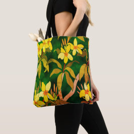 Canvas tas Frangipani