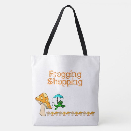 Canvas tas Frogging Shopping Mushroom (Voorkant)