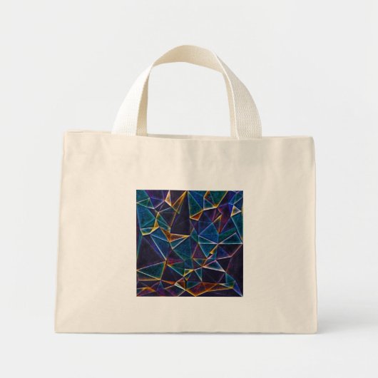 Canvas tas gebroken bellen (Voorkant)