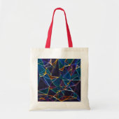 Canvas tas gebroken bellen (Voorkant)