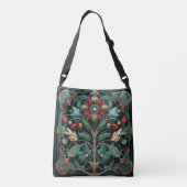 Canvas tas geïnspireerd door William Morris (Achterkant)
