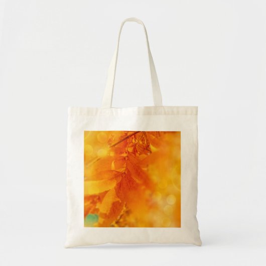 Canvas tas Gekleurde Herfst Glow Leafs (Voorkant)