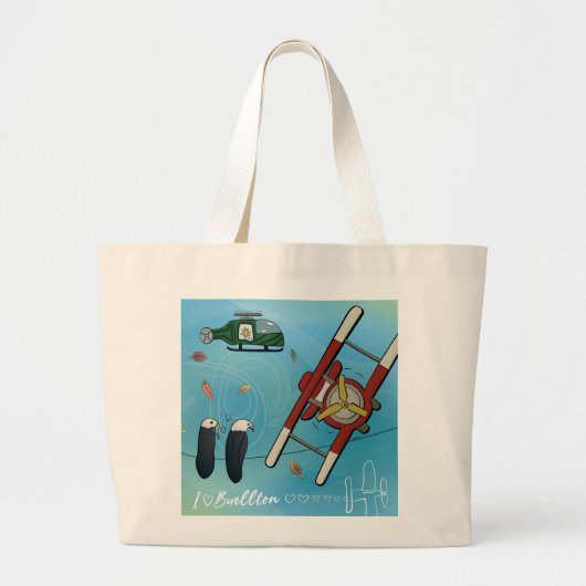 Canvas tas - Geschreven in de lucht (Voorkant)