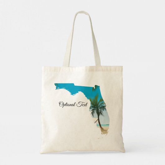 Canvas tas gevuld met de pelmoesspalm van de vloer (Achterkant)