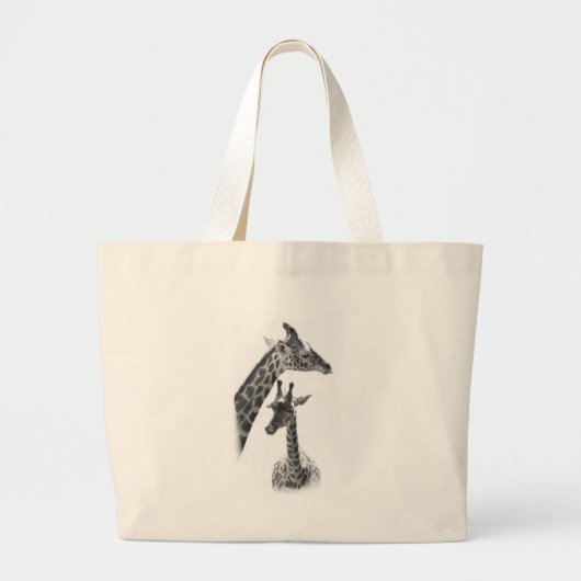 canvas tas giraffes (Voorkant)