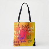 canvas tas god religie (Voorkant)