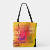 canvas tas god religie (Achterkant)