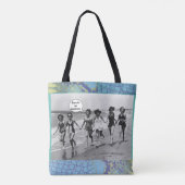 Canvas tas - goed gedragen vrouwen maken zelden ge (Achterkant)