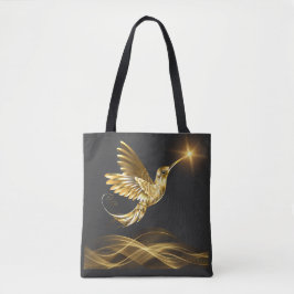 Canvas tas Gold Hummingbird