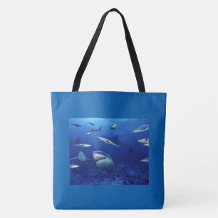 Canvas tas haaien