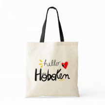 Canvas tas Hallo Hoeboken Fun New Jersey Gift