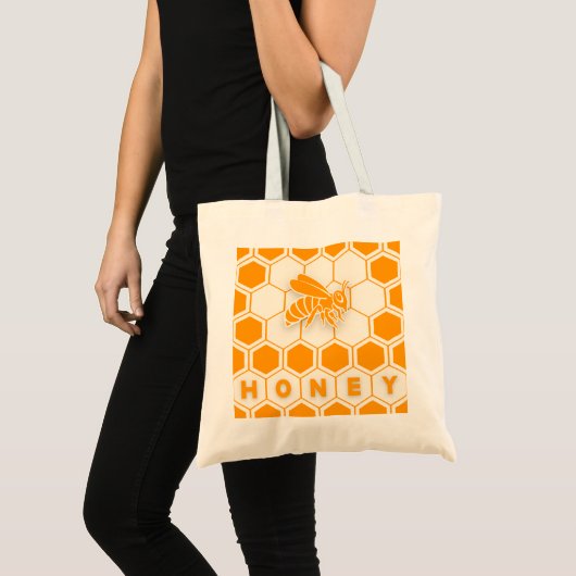 Canvas tas honingbijen (Voorkant (product))