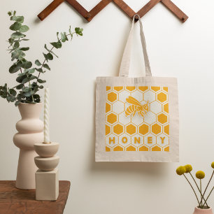Canvas tas honingbijen