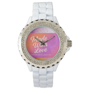 Canvas tas horloge