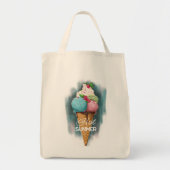 Canvas tas-ijsje tote bag (Voorkant)