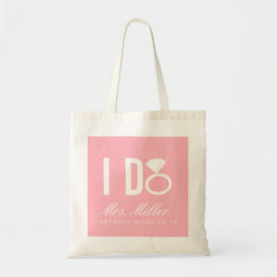 canvas tas - Ik doe de toekomst van mevrouw.