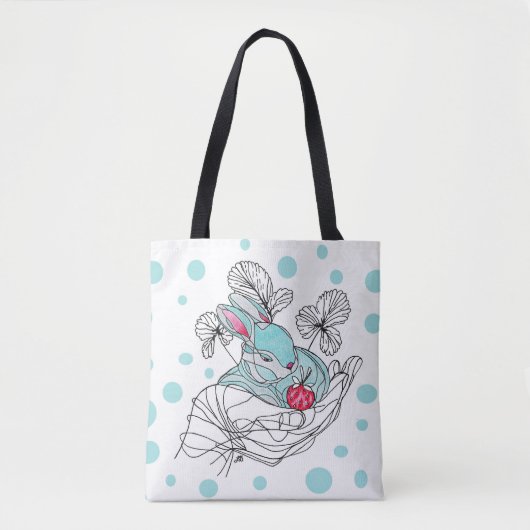 Canvas tas in de hand (Voorkant)