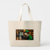 canvas tas in de kroeg (Achterkant)