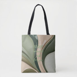 Canvas tas in stijlvolle abstracte graphics