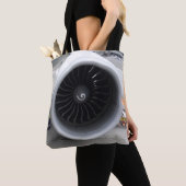 Canvas tas Jet Engine (Dichtbij)