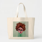 Canvas tas - Jumbo (Whimsical Woman - 01) (Voorkant)