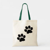 Canvas tas - Kat Letter T met naam (Achterkant)