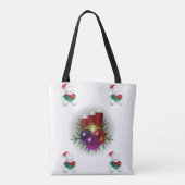 Canvas tas kerst (Achterkant)