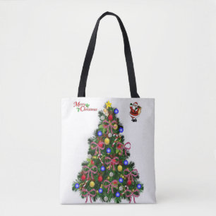 Canvas tas kerst