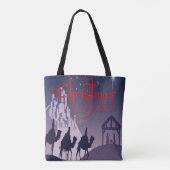 Canvas tas kerst (Achterkant)