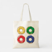 Canvas tas kerstdonuts (Achterkant)
