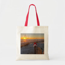 Canvas tas kerststrand
