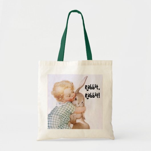 canvas tas  Kind Hugs Konijn, konijn! Sack (Voorkant)