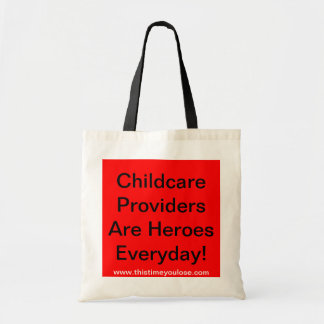 canvas tas. KinderverzorgersZijn elke dag weer hel Tote Bag